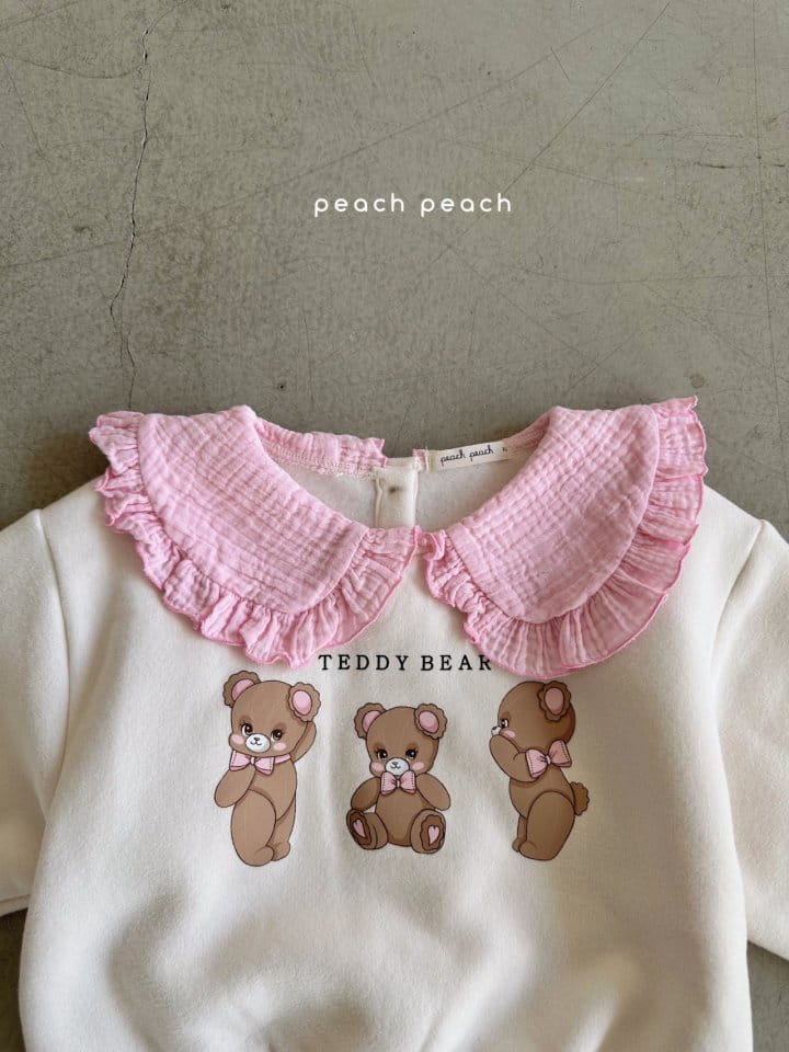 Peachpeach - Korean Children Fashion - #childrensboutique - Teddy Bear Sweatshirt - 6