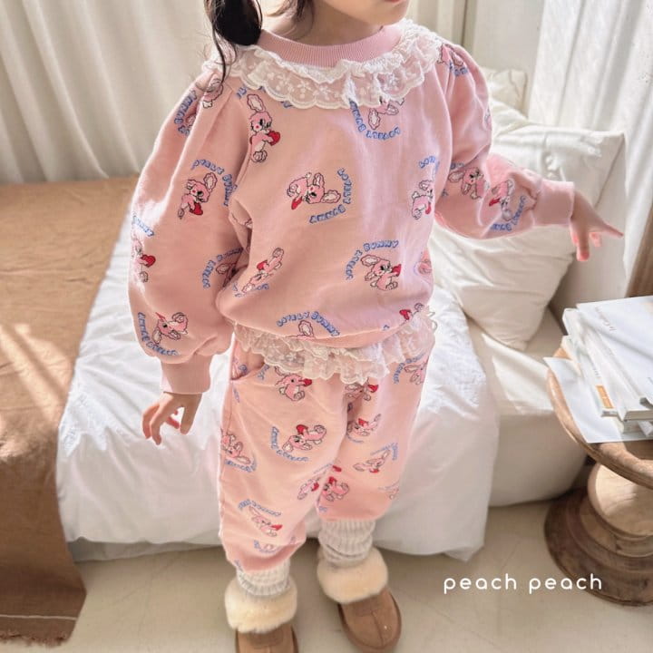 Peachpeach - Korean Children Fashion - #kidsstore - Rabbit Lace Pants - 9