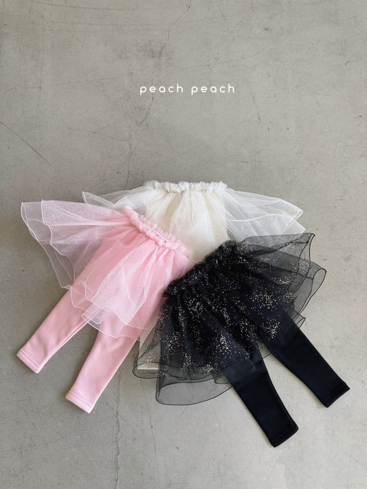 Peachpeach - Korean Children Fashion - #prettylittlegirls - Twinkle TuTu Skirt Leggings - 2