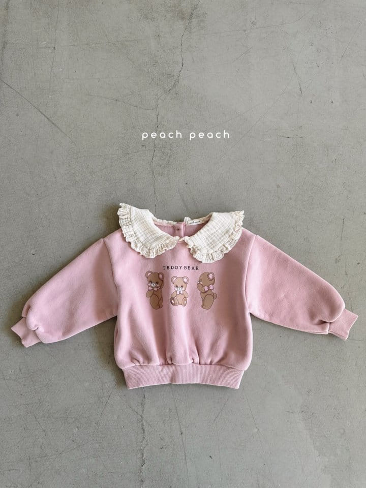 Peachpeach - Korean Children Fashion - #todddlerfashion - Teddy Bear Sweatshirt - 2