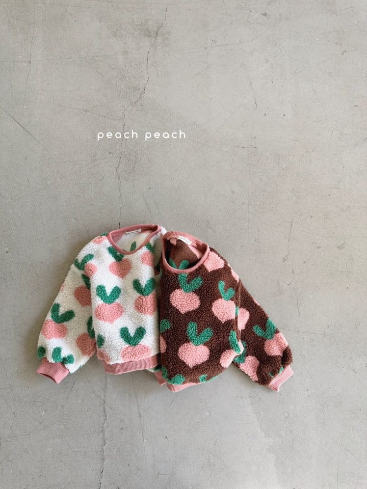 Peachpeach - Korean Children Fashion - #toddlerclothing - Peach Farm Sweatshirt - 6