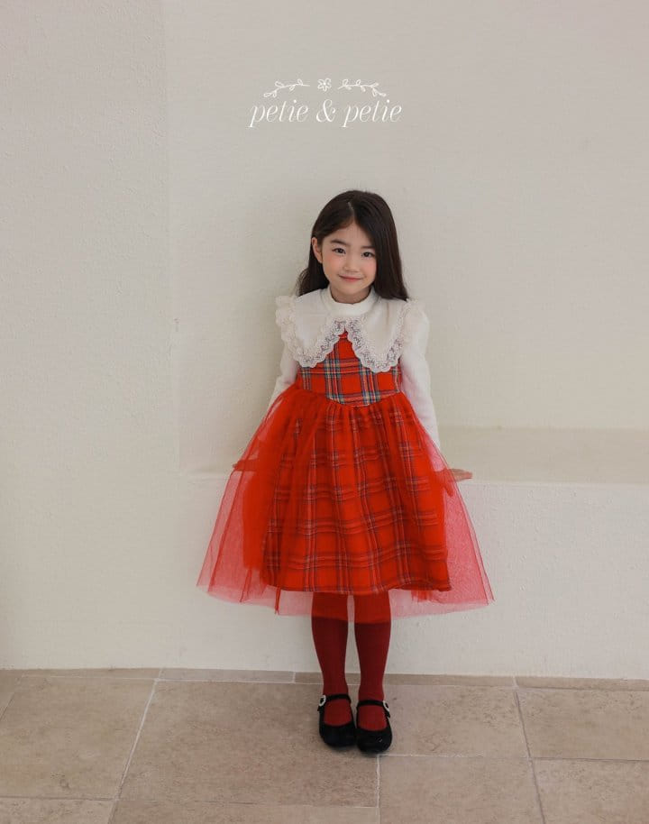 Petit & Petit - Korean Children Fashion - #Kfashion4kids - Merry Check One-piece - 9