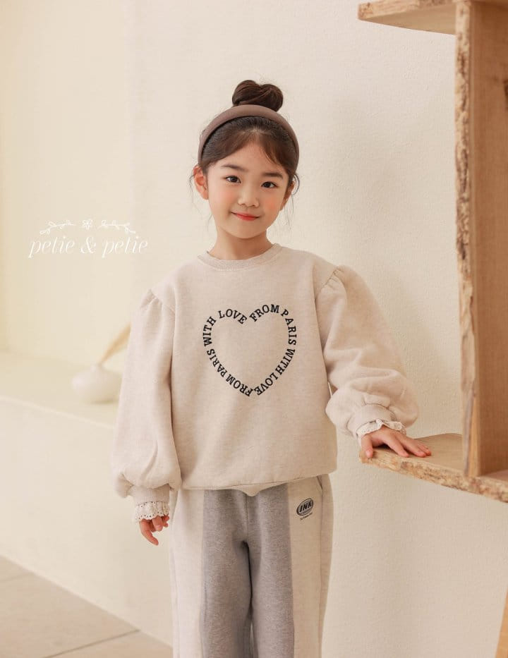 Petit & Petit - Korean Children Fashion - #Kfashion4kids - Heart Sweatshirt - 7