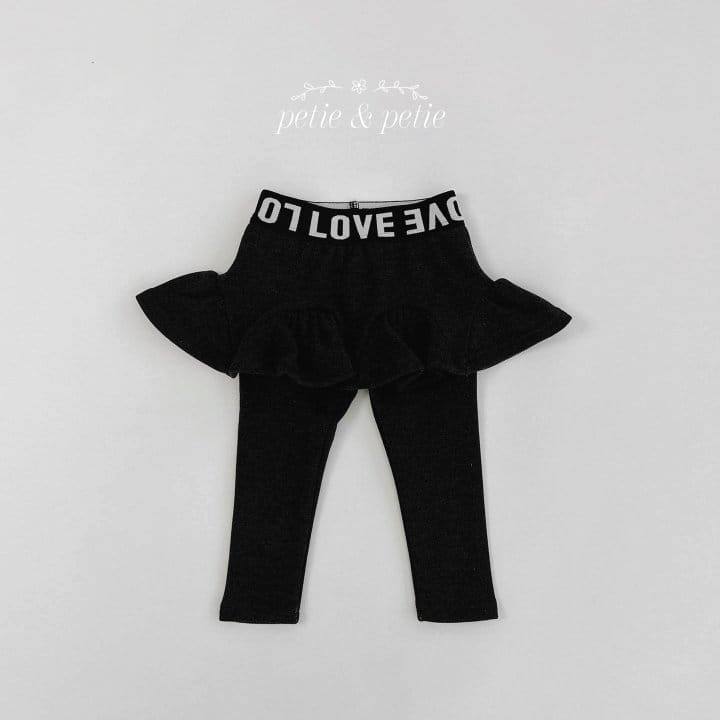 Petit & Petit - Korean Children Fashion - #Kfashion4kids - Love Skirt Leggings - 2