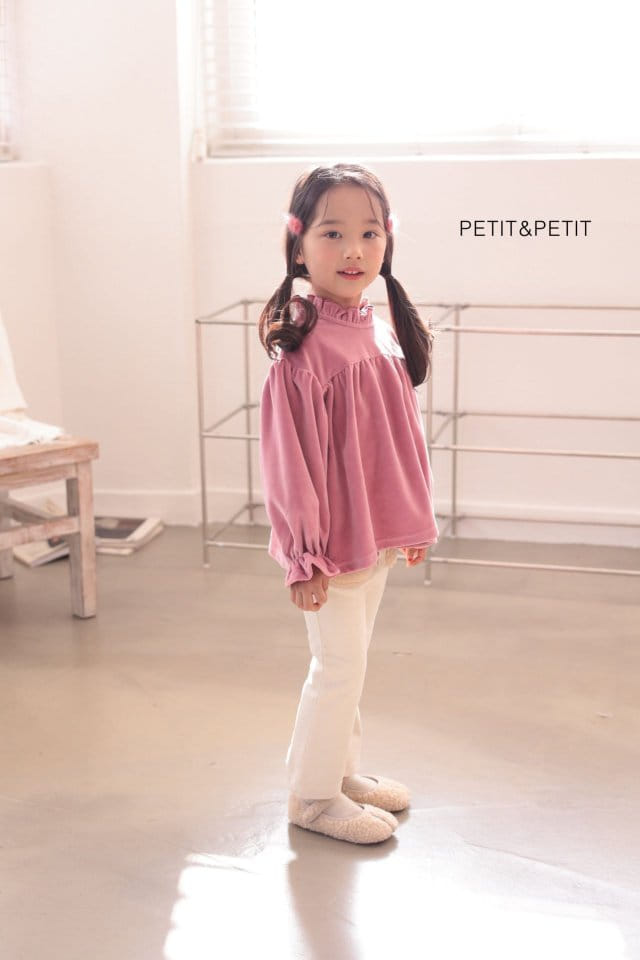 Petit & Petit - Korean Children Fashion - #kidzfashiontrend - Veloure Blouse - 4