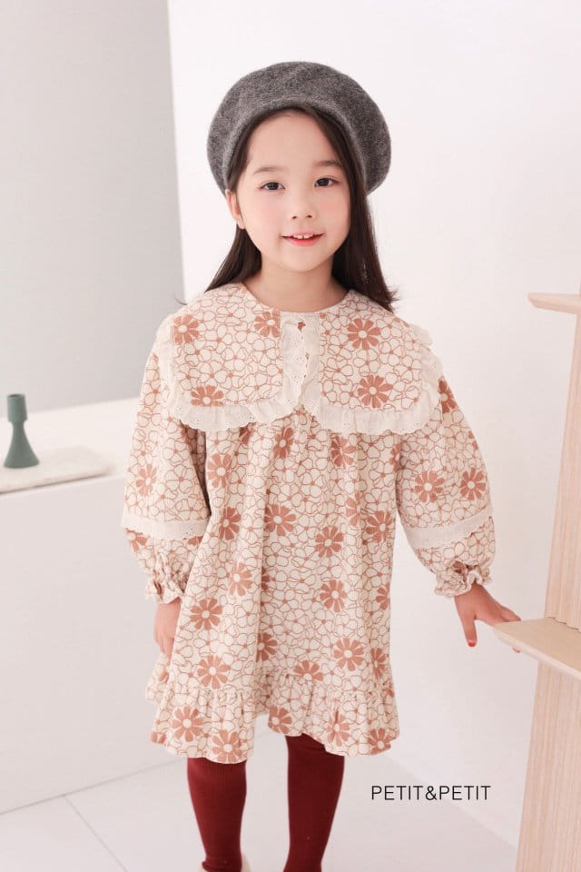 Petit & Petit - Korean Children Fashion - #stylishchildhood - Flower One-piece - 4