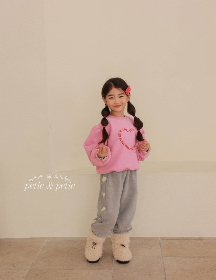 Petit & Petit - Korean Children Fashion - #designkidswear - Heart Sweatshirt