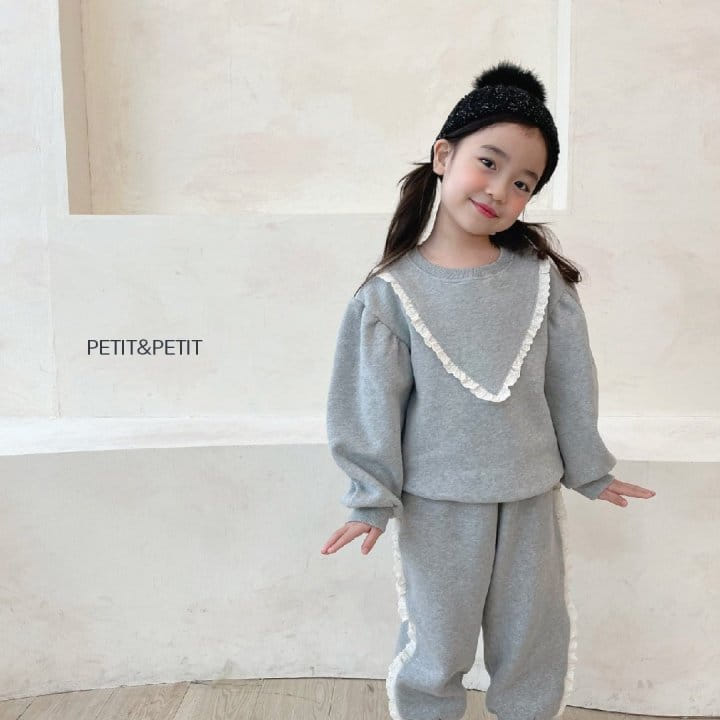 Petit & Petit - Korean Children Fashion - #designkidswear - Lace Top Bottom Set - 8