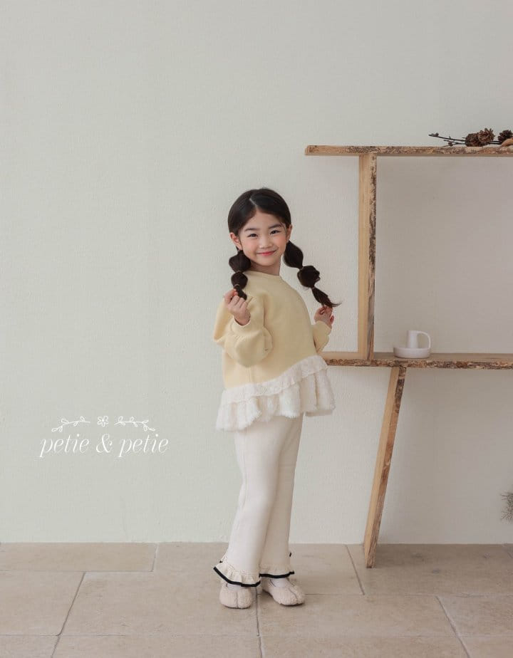 Petit & Petit - Korean Children Fashion - #discoveringself - Sweety Frill Sweatshirt - 2