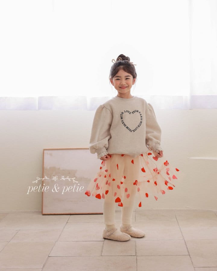 Petit & Petit - Korean Children Fashion - #discoveringself - Heart Sha Skirt Leggings - 5