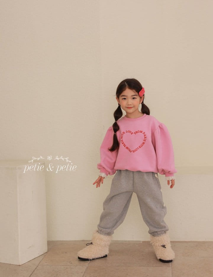 Petit & Petit - Korean Children Fashion - #discoveringself - Heart Sweatshirt - 2