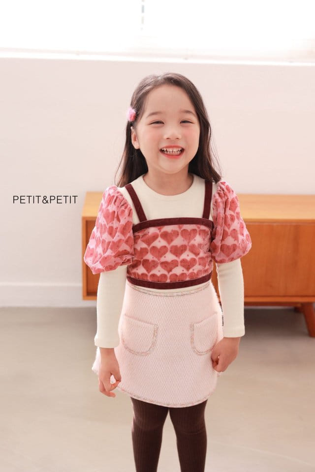 Petit & Petit - Korean Children Fashion - #discoveringself - Heart Bustier - 8