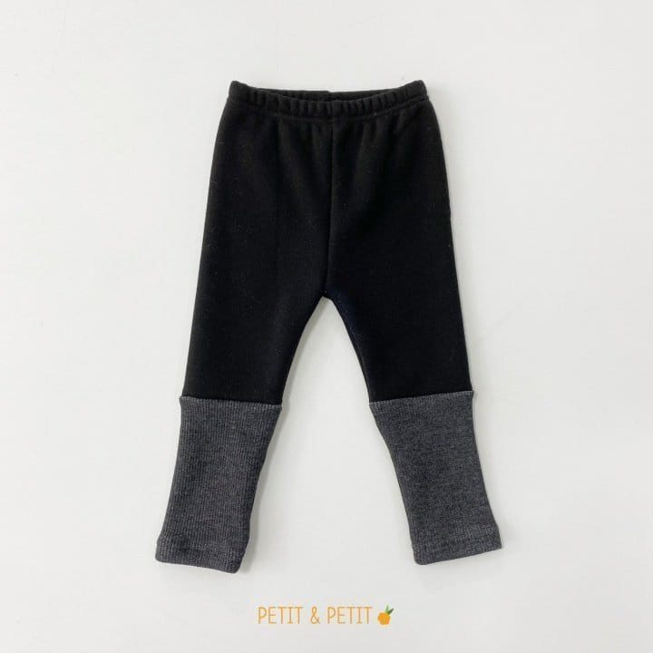 Petit & Petit - Korean Children Fashion - #designkidswear - Rib Color Leggings - 4