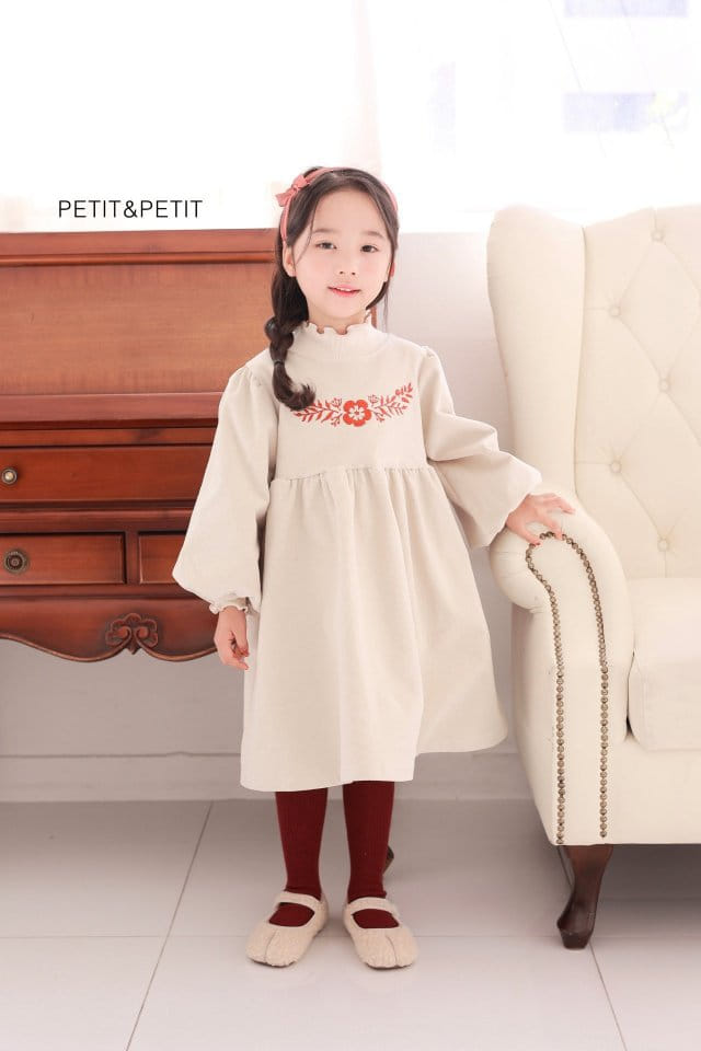 Petit & Petit - Korean Children Fashion - #fashionkids - Embroidery One-piece - 7