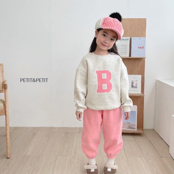 Petit & Petit - Korean Children Fashion - #fashionkids - B Top Bottom Set