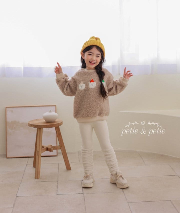 Petit & Petit - Korean Children Fashion - #kidsshorts - Three Bear Sweatshirt - 2