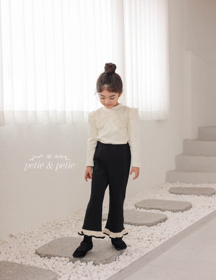 Petit & Petit - Korean Children Fashion - #kidsshorts - Velvet Tee - 5