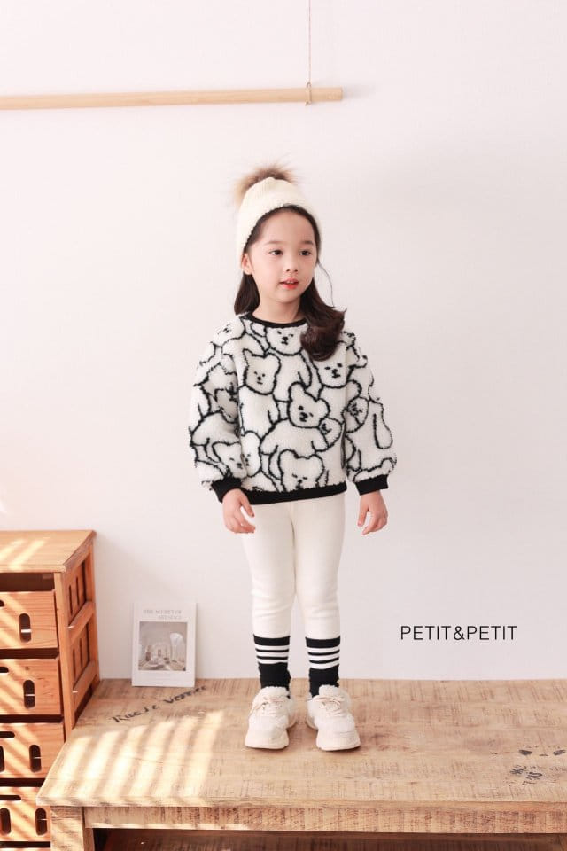 Petit & Petit - Korean Children Fashion - #kidsshorts - Bear Sweatshirt - 2