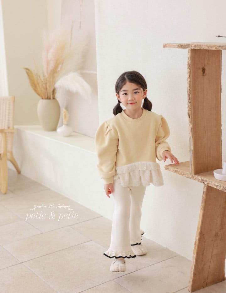 Petit & Petit - Korean Children Fashion - #kidsstore - Sweety Frill Sweatshirt - 5