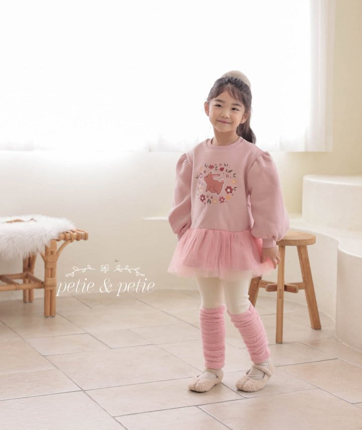 Petit & Petit - Korean Children Fashion - #kidsshorts - Rabbit Sha Long Tee - 4