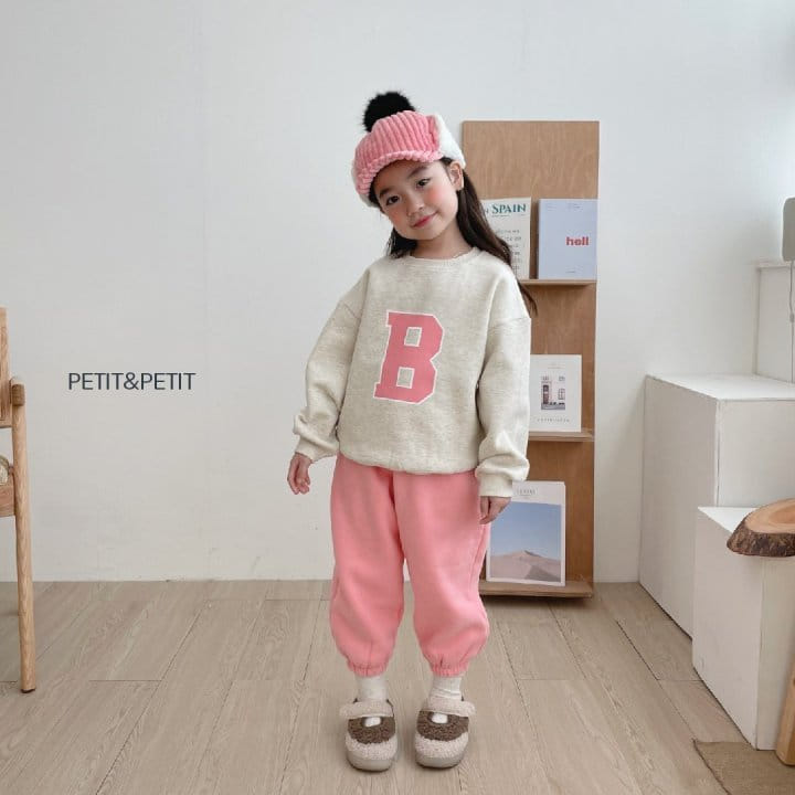 Petit & Petit - Korean Children Fashion - #kidsstore - B Top Bottom Set - 3