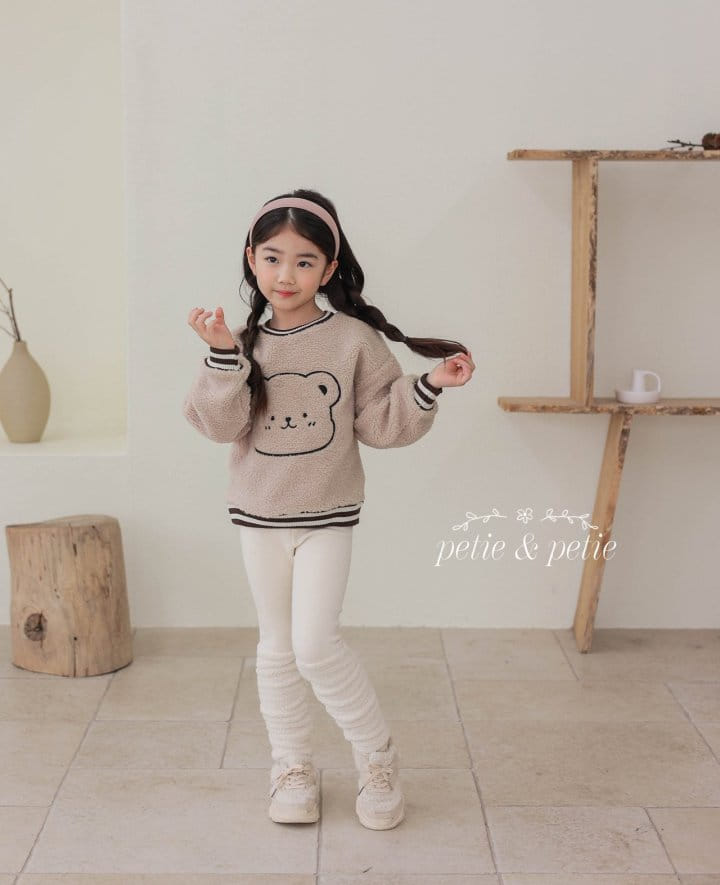 Petit & Petit - Korean Children Fashion - #kidzfashiontrend - Bear Sweatshirt - 2