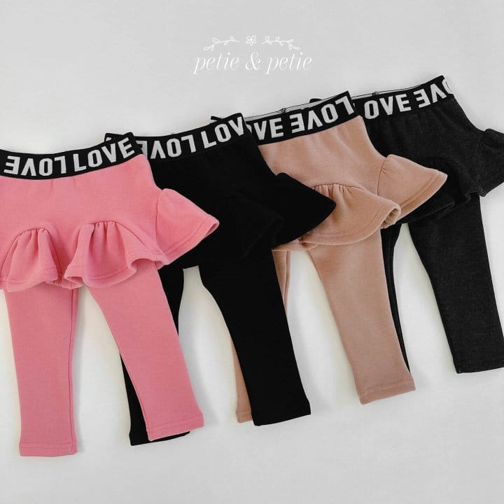 Petit & Petit - Korean Children Fashion - #kidzfashiontrend - Love Skirt Leggings