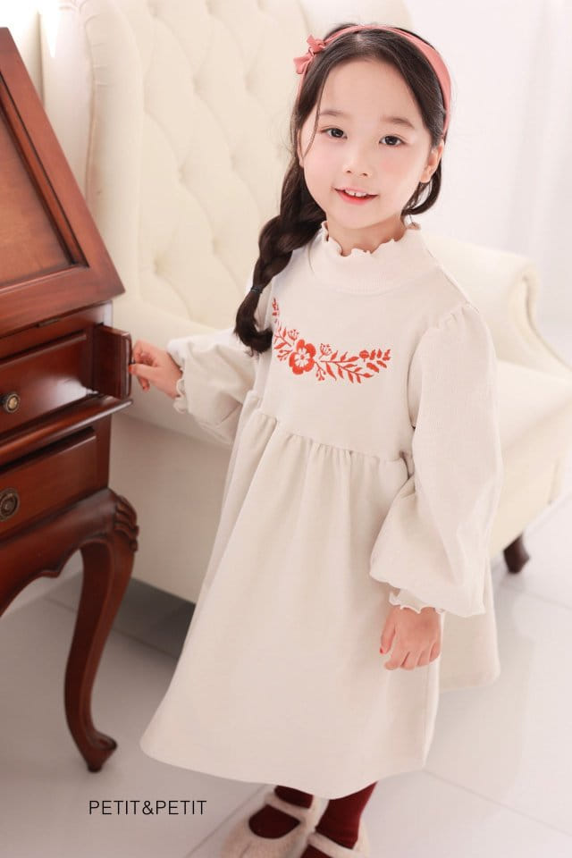 Petit & Petit - Korean Children Fashion - #kidzfashiontrend - Embroidery One-piece - 10