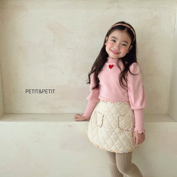 Petit & Petit - Korean Children Fashion - #kidzfashiontrend - Heart Shirring Tee - 5