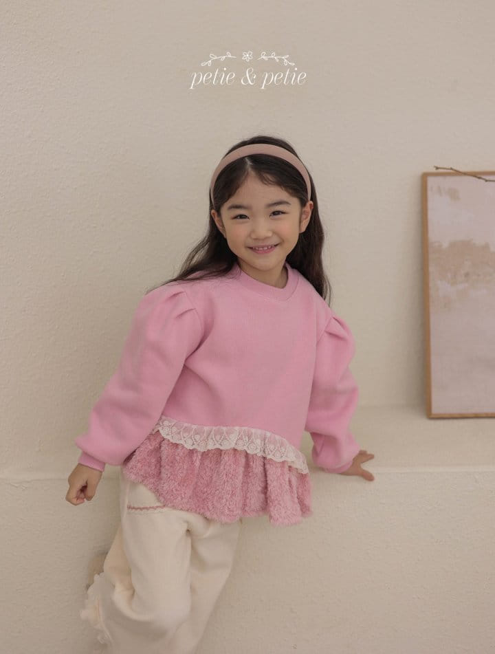 Petit & Petit - Korean Children Fashion - #littlefashionista - Sweety Frill Sweatshirt - 8