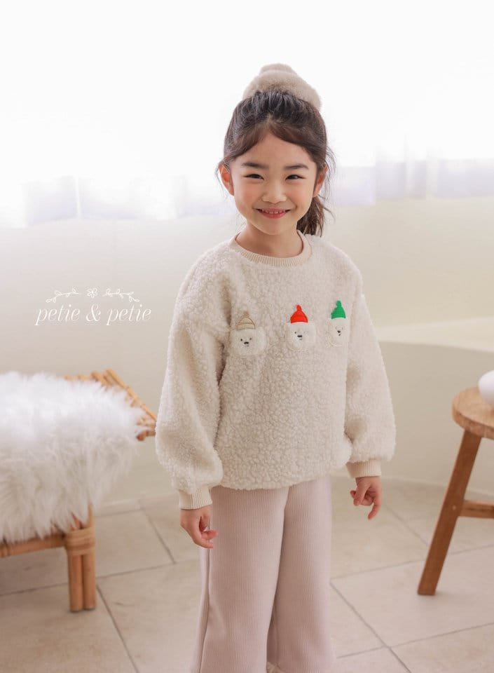 Petit & Petit - Korean Children Fashion - #littlefashionista - Three Bear Sweatshirt - 6