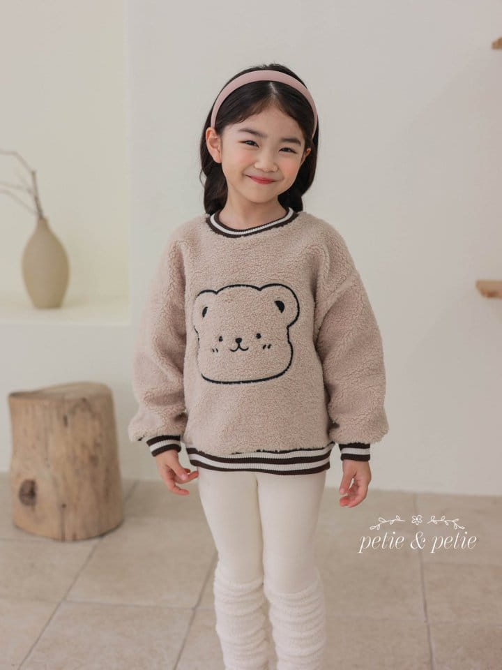 Petit & Petit - Korean Children Fashion - #Kfashion4kids - Bear Sweatshirt - 4