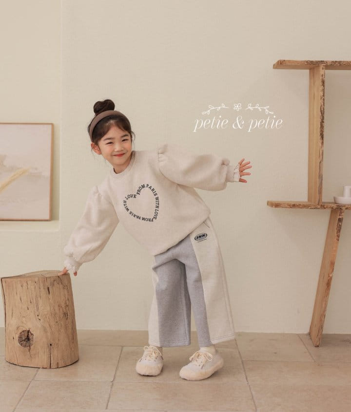 Petit & Petit - Korean Children Fashion - #littlefashionista - Heart Sweatshirt - 8