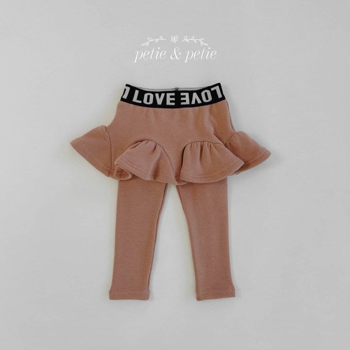 Petit & Petit - Korean Children Fashion - #littlefashionista - Love Skirt Leggings - 3