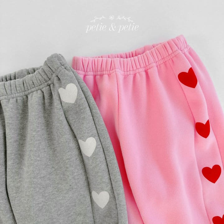 Petit & Petit - Korean Children Fashion - #littlefashionista - Heart Pants - 4