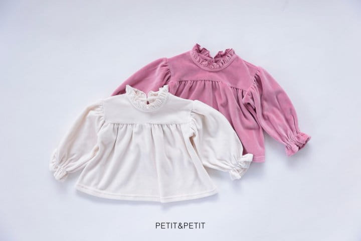 Petit & Petit - Korean Children Fashion - #magicofchildhood - Veloure Blouse - 6