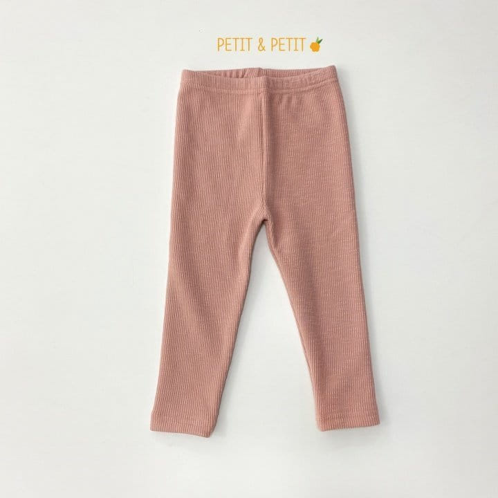 Petit & Petit - Korean Children Fashion - #littlefashionista - Fleece Leggings - 4