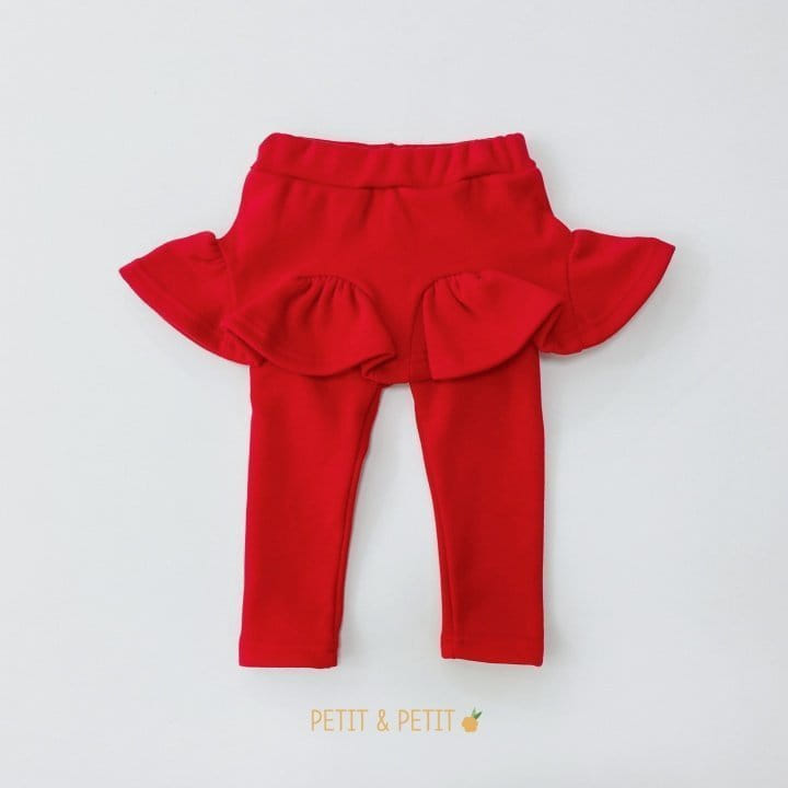 Petit & Petit - Korean Children Fashion - #magicofchildhood - Pom Skirt Leggings - 3