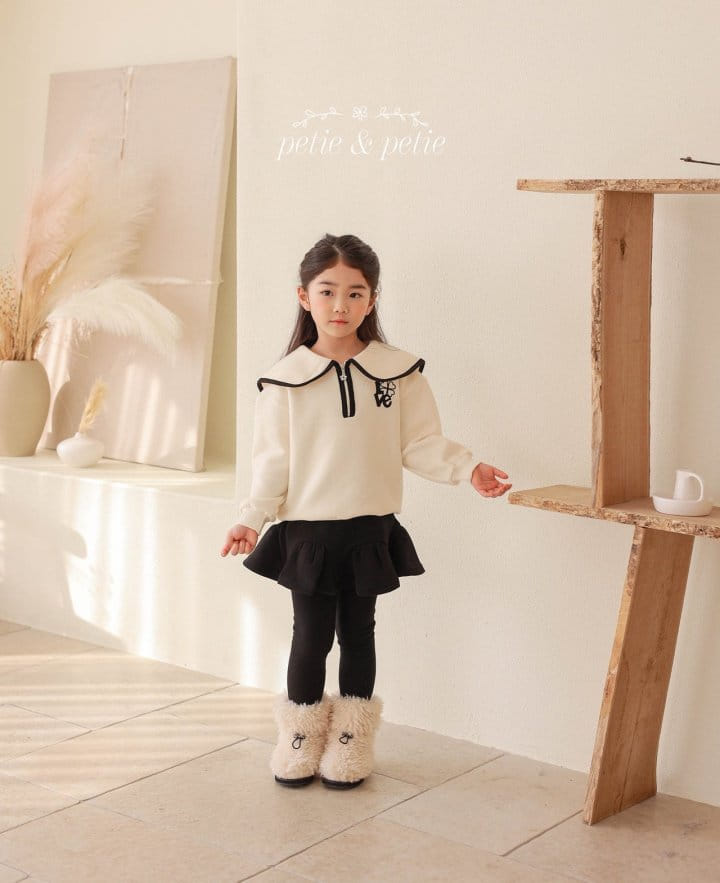 Petit & Petit - Korean Children Fashion - #minifashionista - Love Collar Sweatshirt - 9