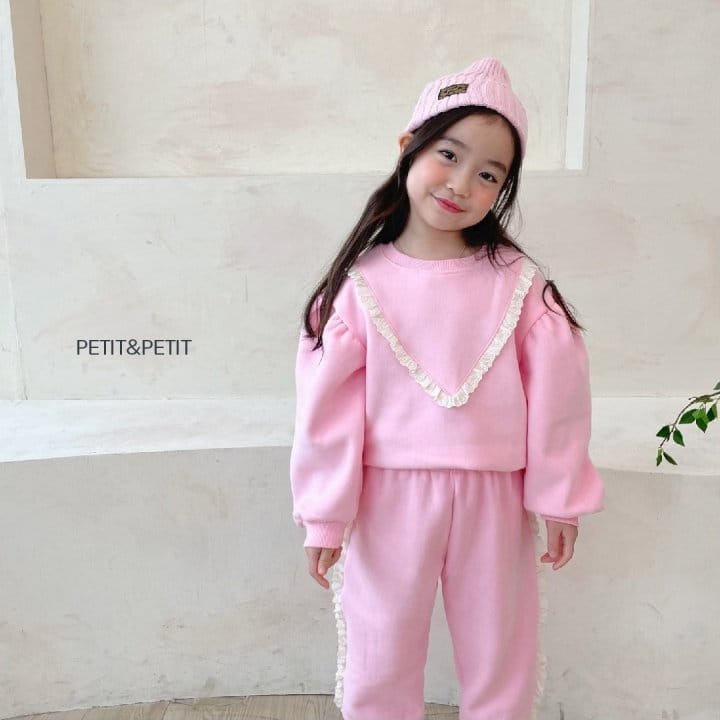 Petit & Petit - Korean Children Fashion - #minifashionista - Lace Top Bottom Set