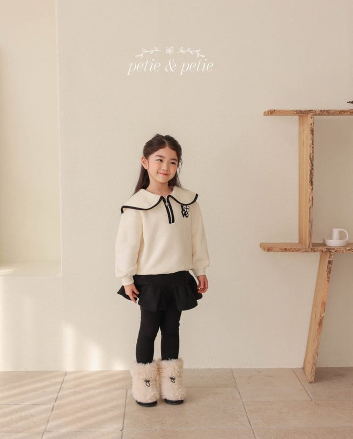 Petit & Petit - Korean Children Fashion - #prettylittlegirls - Love Collar Sweatshirt - 10