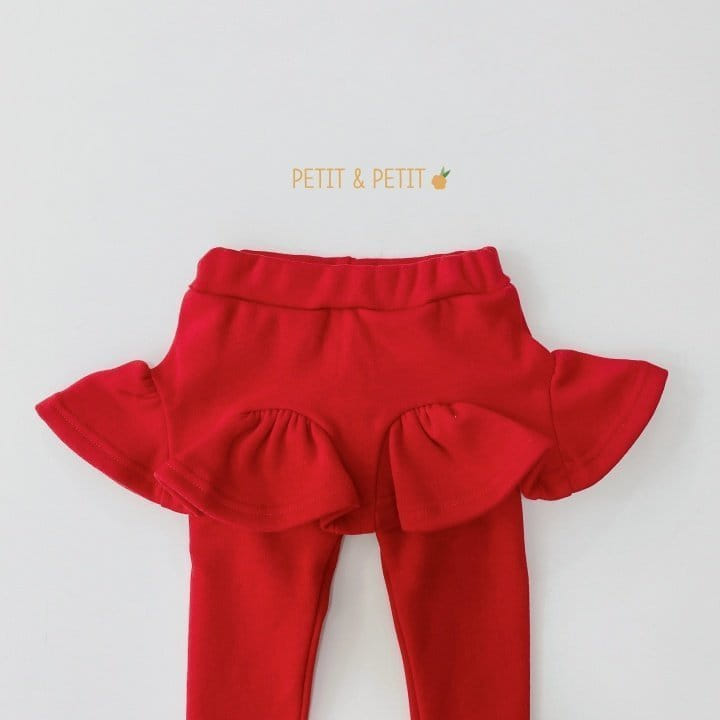 Petit & Petit - Korean Children Fashion - #prettylittlegirls - Pom Skirt Leggings - 5