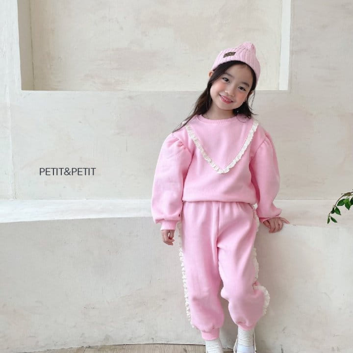 Petit & Petit - Korean Children Fashion - #prettylittlegirls - Lace Top Bottom Set - 2