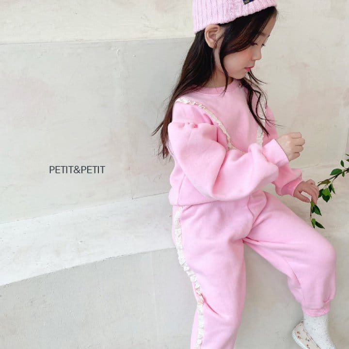 Petit & Petit - Korean Children Fashion - #stylishchildhood - Lace Top Bottom Set - 5