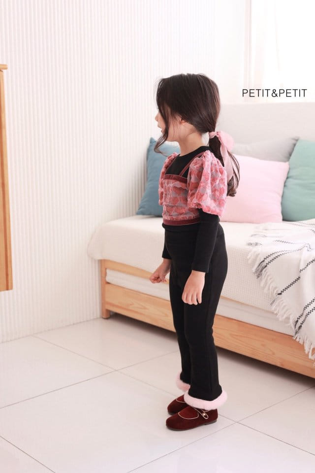 Petit & Petit - Korean Children Fashion - #toddlerclothing - Heart Bustier - 4