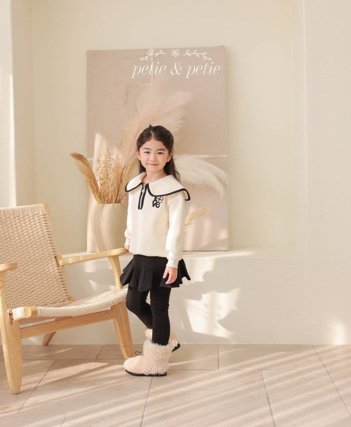 Petit & Petit - Korean Children Fashion - #todddlerfashion - Love Collar Sweatshirt - 11