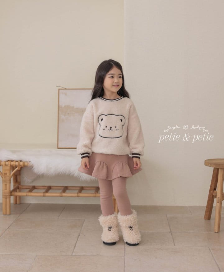 Petit & Petit - Korean Children Fashion - #todddlerfashion - Bear Sweatshirt - 8