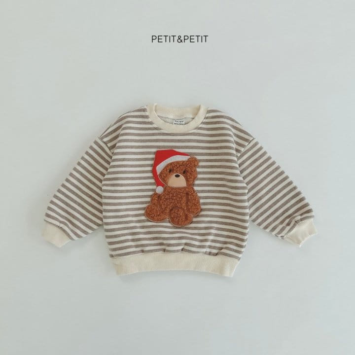 Petit & Petit - Korean Children Fashion - #todddlerfashion - Bbogle Bear Sweatshirt - 2