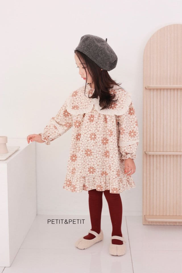 Petit & Petit - Korean Children Fashion - #todddlerfashion - Flower One-piece