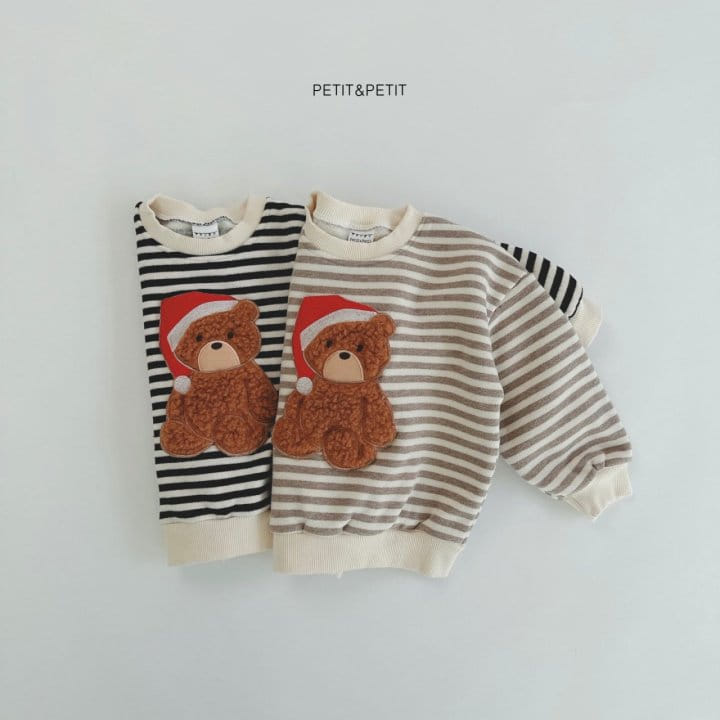 Petit & Petit - Korean Children Fashion - #toddlerclothing - Bbogle Bear Sweatshirt - 3